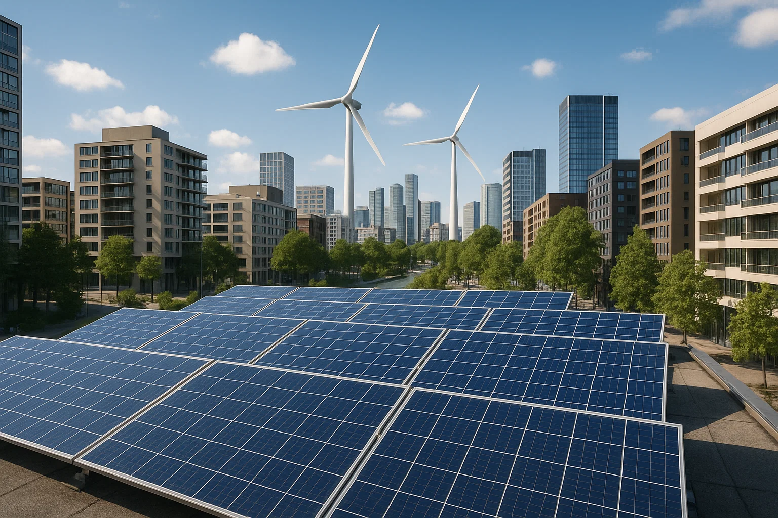 Erneuerbare Energien Stadt